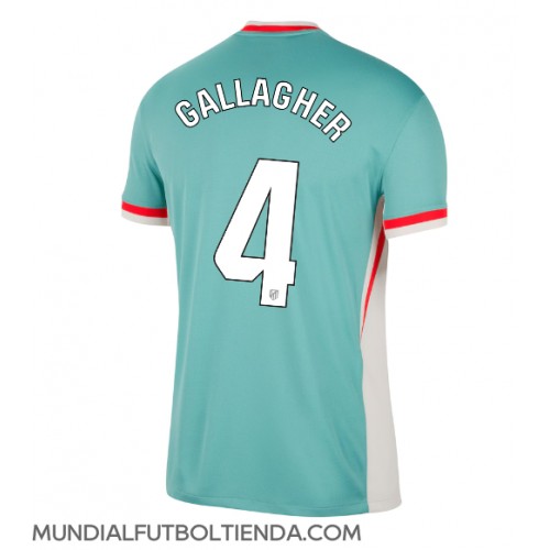 Camiseta Atletico Madrid Conor Gallagher #4 Segunda Equipación Replica 2024-25 mangas cortas